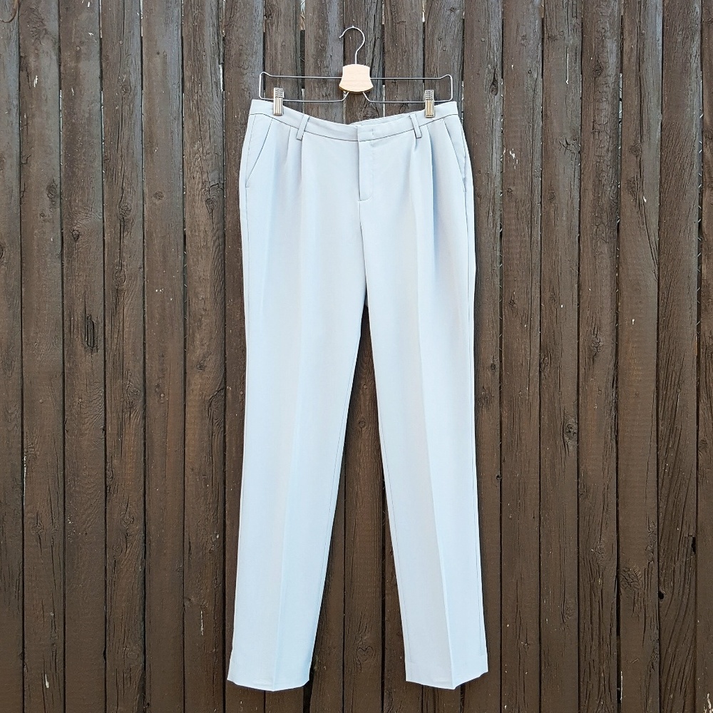 Sela Collection Solid Gray Work Trousers - image 1